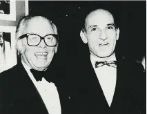  ?? EZIO PETERSON ?? RicHard Attenborou­GH, leFt, circa 1982 witH Ben KinGsley, wHom tHe director wisely cast in tHe role oF GandHi aFter a 20-year searcH.