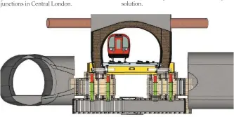  ?? TAYLOR WOODROW. ?? Victoria station upgrade’s propped slab, just 0.6 metres below the running rails of the District and Circle Lines.