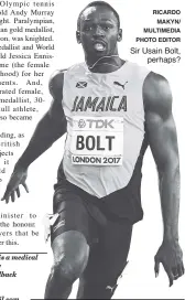  ?? RICARDO MAKYN/ MULTIMEDIA PHOTO EDITOR ?? Sir Usain Bolt, perhaps?