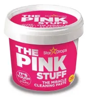  ?? COURTESY OF STARDROPS ?? The Pink Stuff cleaning paste by Stardrops.