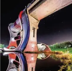  ??  ?? Falkirk Wheel You could abseil for charity next year