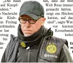  ?? Foto: Sven Simon ?? Enttäuscht von sei ner Mannschaft: BVB Trainer Peter Stöger.