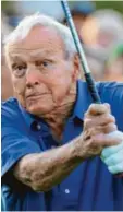  ?? Foto: Imago ?? Arnold Palmer spielte auch mit 85 Jahren noch regelmäßig Golf.