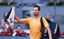  ?? ?? Andy Murray acknowledg­es the Madrid crowd after his first-round defeat to Andrea Vavassori. Photograph: Europa Press Sports/Europa Press/Getty Images