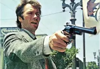  ??  ?? Firing from the lip: Clint Eastwood as Dirty Harry