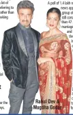  ??  ?? Rahul Dev &amp; Mugdha Godse