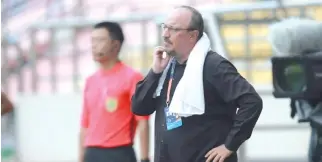  ?? - AFP photo ?? Rafael Benitez avoided relegation from the Chinese Super League despite his side Dalian Pro winning just three times in 16 games this season.
