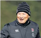  ??  ?? Changing times: Eddie Jones’ squad looks very different from a year ago