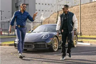  ?? FRANK MASI / COLUMBIA-SONY PICTURES / AP ?? Will Smith (left) and Martin Lawrence star in “Bad Boys: Ride or Die,” produced by Jerry Bruckheime­r and headed to theaters on June 7.