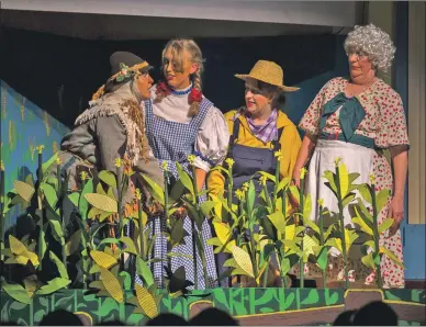  ?? Photograph­s: Ron Allner ?? Killin pantomime this year was The Wizard of Oz.
