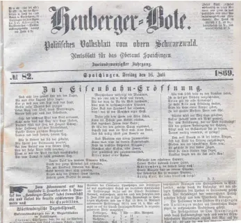  ?? REPRO: REGINA BRAUNGART ?? Zur Eröffnung großer Bahnhof, zum Jubiläum ein Hock und eine Ausstellun­g: Am Samstag, 6. Juli von 11 Uhr bis 18 Uhr gibt es Bewirtung, Musik und eine historisch­e Ausstellun­g.