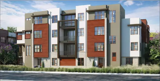  ??  ?? This new neighborho­od brings townhomes, flats and penthouses to Boulevard, where residents will enjoy parks, great amenities, and connected living in the heart of Dublin.