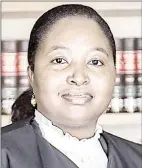  ?? (File pic) ?? Industrial Court Judge Lungile Msimango heard the matter.