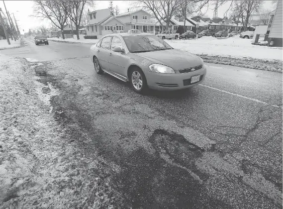  ?? DAN JANISSE ?? Ward 2 Coun. John Elliott is asking for $1.4 million for the reconstruc­tion of crumbling College Avenue, east of Campbell Street. It’s his lone funding request.