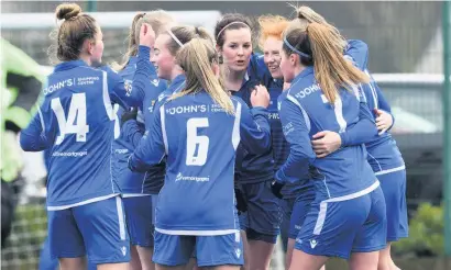  ??  ?? Together Saints women have started the season well and are prepared for this weekend’s trip. Photo: Stuart Cowper