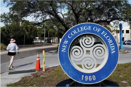  ?? ?? The New College of Florida in Sarasota last year. Photograph: Chris O’Meara/AP