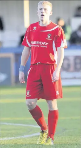  ??  ?? n DEPARTED: Hayes &amp; Yeading’s Mason Spence has left the struggling clubFile