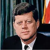  ??  ?? 1962—President John F. Kennedy