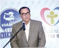  ?? FUENTE EXTERNA ?? Datos. Fernando Villanueva, presidente del Grupo Viamar, ofrece detalles del torneo Invitacion­al de Golf.