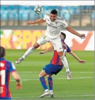  ??  ?? Casemiro, en un momento del partido.