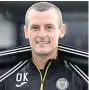  ??  ?? AMBITION Oran Kearney