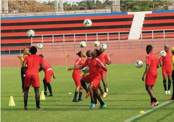  ?? VIGAS DA PURIFICAÇÃ­O | EDIÇÕES NOVEMBRO ?? Jogadores estão motivados para a vitória no primeiro dos dois confrontos com a Mauritânia