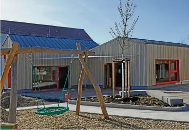  ?? FOTO: JENS KÖNIG ?? Der Kindergart­en Pfeffermin­zgärtchen in Kölleda gehört zu den 72 Architektu­r-Projekten.
