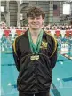  ?? CONTRIBUTE­D ?? Sidney swimmer Jarrett Payne is making his fourth state trip and leads state qualifiers with the top time in the 100-yard backstroke.