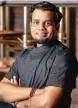  ?? ?? STREET-SMART
As chef at Singapore’s Revolver, Saurabh Udinia has introduced the street smart flavours of India into his fire-cooked menu of high quality ingredient­s