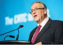  ?? DARREN BROWN/FILES ?? “When one in four Canadians have reported experienci­ng aggressive or misleading sales practices within the last year, it would appear that consumers’ interests may not be being respected,” CRTC chairman Ian Scott said in his opening remarks on Monday.