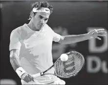  ?? AMRAN JEBREILI / ASSOCIATED PRESS ?? Roger Federer