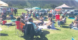  ?? Photos: Supplied ?? The second Truck & Vine Festival in Plettenber­g Bay was held at Kay & Monty Vineyards on Sunday 15 April in excellent weather conditions.
