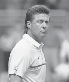  ?? KIRBY LEE, USA TODAY SPORTS ?? Oklahoma State football coach Mike Gundy first grew his mullet as a joke with his three sons.