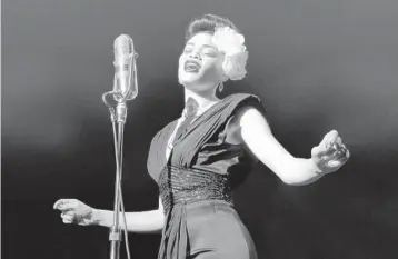  ??  ?? Andra Day stars in director Lee Daniels’“The United States vs. Billie Holiday.”