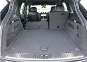 ??  ?? Boot is smallest of three cars with seats folded