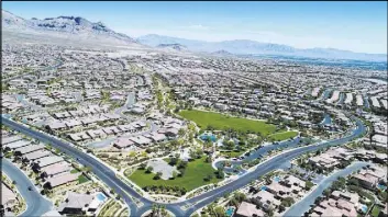  ?? Summerlin ?? Paseos Park is one of several community parks in Summerlin, which was ranked among the nation’s best-selling master-planned communitie­s in 2018, according to national real estate consultant RCLCO.