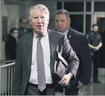  ?? RICHARD DREW — THE ASSOCIATED PRESS FILE ?? Manhattan District Attorney Cyrus Vance Jr., the New York prosecutor who has been fighting to get President Donald Trump’s tax returns, got Deutsche Bank in 2019 to turn over other Trump financial records.