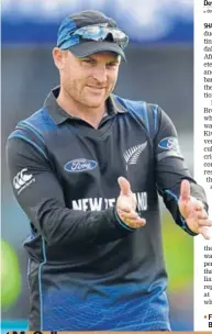  ?? GETTY IMAGES ?? Former New Zealand captain Brendon McCullum.