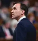  ??  ?? Finance Minister Bill Morneau will deliver his third budget on Tuesday.