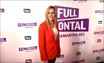  ?? — AFP file photo ?? Bee attends the ‘Full Frontal With Samantha Bee’ FYC Event on May 16, 2017 in New York City.