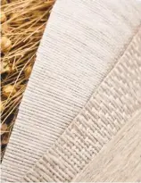  ??  ?? Natural promise: linen fibres are derived from quick-growing flax plants