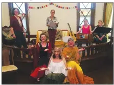  ?? Courtesy Photo ?? Performers
prepare for the Sunday presentati­on of Goddess Chant, a fundraiser for the Heart of Many Ways in Eureka Springs. Goddess Chant is a multi-disciplina­ry performanc­e piece containing song, dance, spoken word and the dynamics of true ritual celebratin­g the Sacred Feminine and the reclamatio­n of the balance and unity of the masculine and feminine.