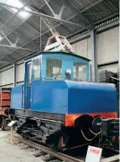  ?? HUGH DOUGHERTY ?? Below: The Fairfields locomotive in the Scottish Museum of Railways at Bo’ness. The Ship Yard Trust believes the locomotive could run again as part of the new shipbuildi­ng museum project.