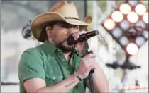  ?? CHARLES SYKES, THE ASSOCIATED PRESS ?? Jason Aldean: "I am afraid"