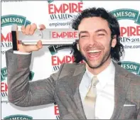  ??  ?? Aidan Turner with Best Male Newcomer award.