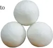  ?? THE CANADIAN PRESS ?? Koru’s Moss Creek Reusable Wool Dryer Balls replace dryer sheets and help cut energy use.