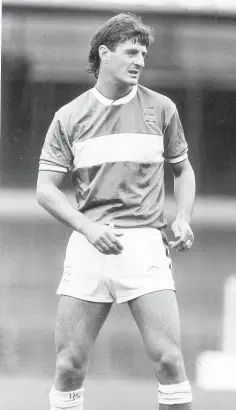  ??  ?? Wayne Clarke during his days with Birmingham City.