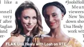  ?? Una Healy with Loah on RTE ??