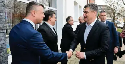  ?? ?? Zoran Milanović je jučer prisustvov­ao obilježava­nju Dana grada Ludbrega