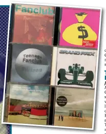  ?? ?? Left, the discograph­y of Teenage Fanclub consists of 11 studio albums, two compilatio­n album, two extended plays and 33 singles